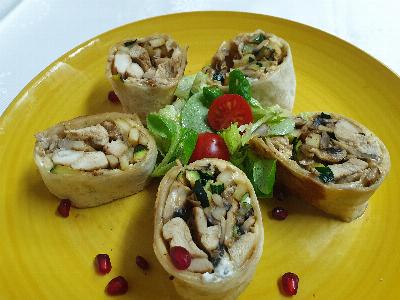 TORTILJA SA DIMLJENIM SIROM I PILETINOM